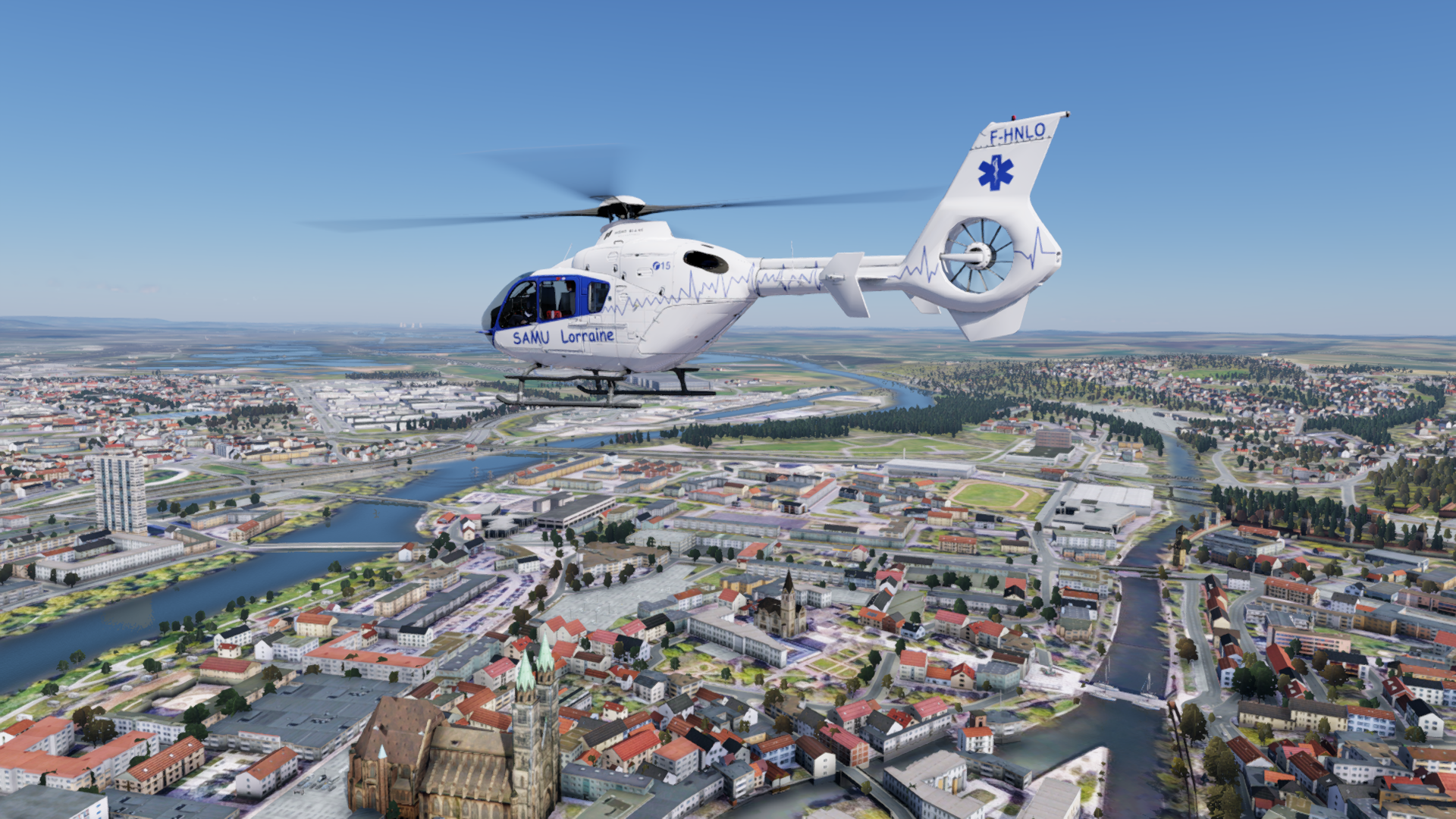 EC 135 V5 als SAMU Lorraine